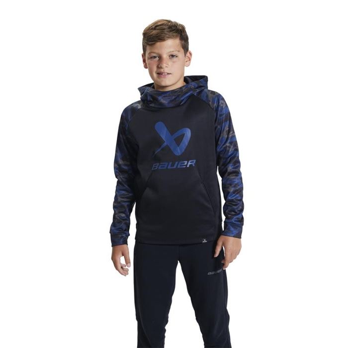Bauer Hoodie Raglan Camo Jr