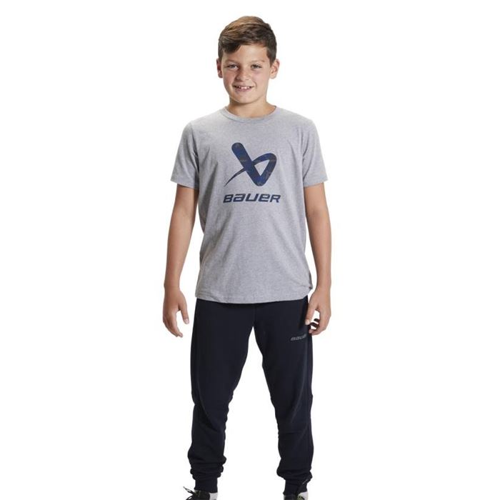 Bauer T-Shirt Camo Lockup JR Grey