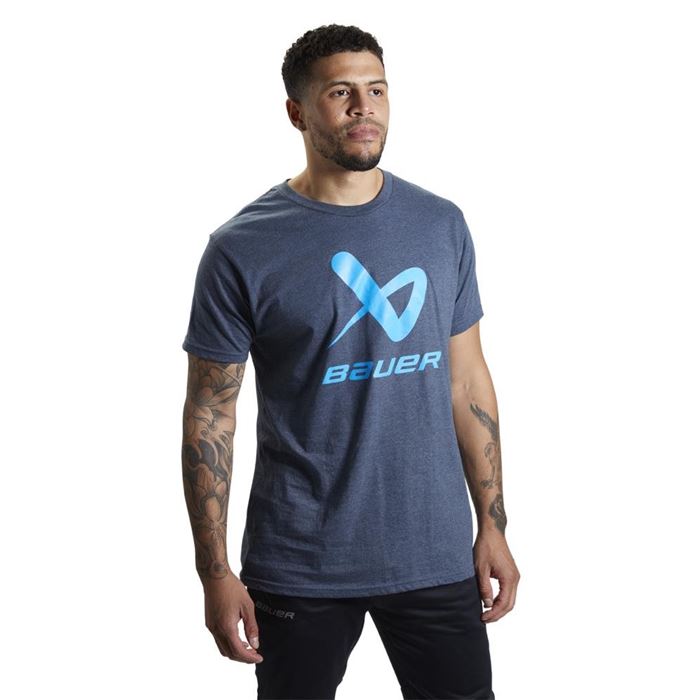 Bauer T-Shirt Core Lockup Crew SR Navy