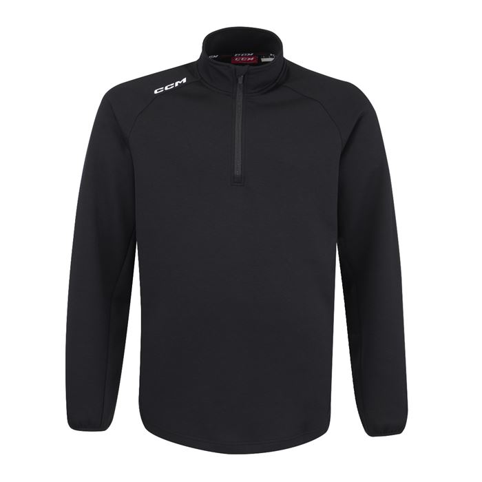 CCM Tröja Locker 1/4 Zip SR Black