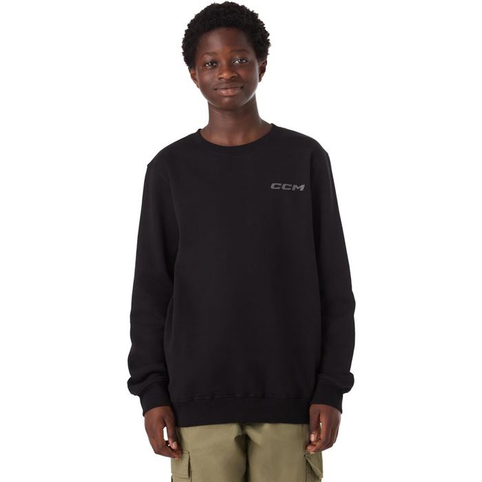 CCM Tröja Casual Fleece Jr Black
