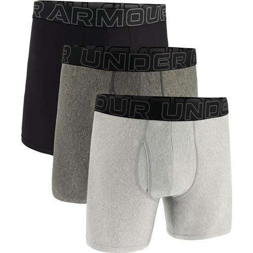 Under Armour Kalsonger Performance Tech 6" 3pk Steel
