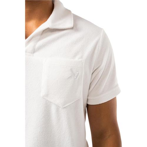 Bauer T-Shirt Terry Polo Sr Lucent White