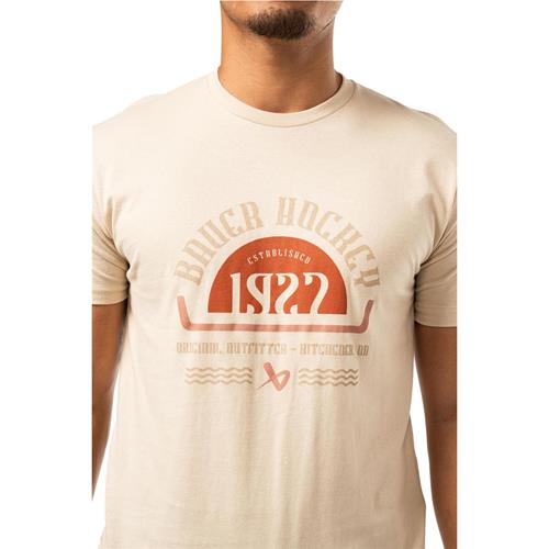 Bauer T-Shirt Graphic Tee Sr Cream
