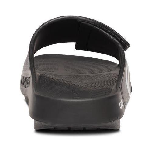 Bauer Badesandaler OOFOS Slide Sport Flex Black