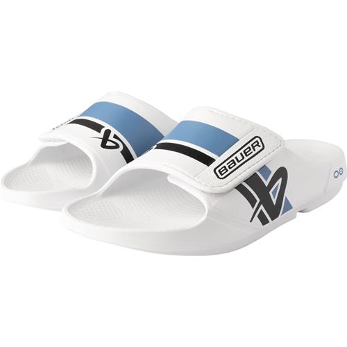 Bauer Slippers OOFOS Slide Sport Flex White/Blue
