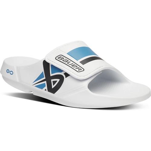 Bauer Slippers OOFOS Slide Sport Flex White/Blue