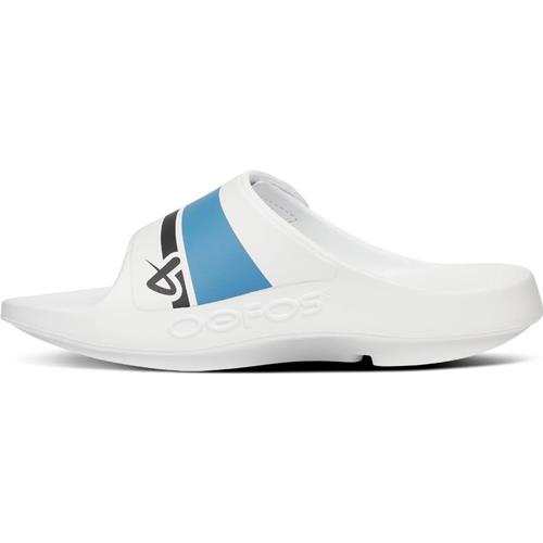 Bauer Slippers OOFOS Slide Sport Flex White/Blue