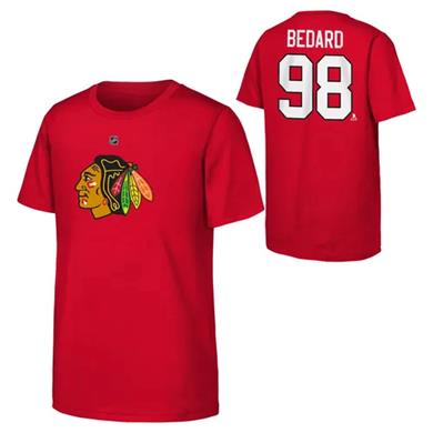 Outerstuff T-Shirt Name & Number Jr Connor Bedard