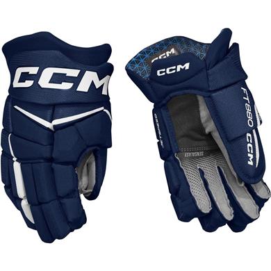 CCM Hanskat Jetspeed FT880 Jr Navy/White