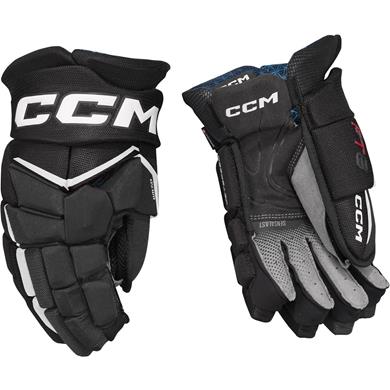 CCM Hanskat Jetspeed FT8 Jr Black/White