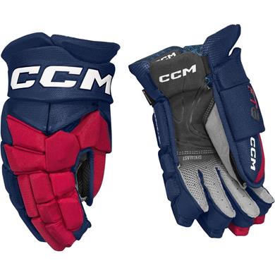 CCM Eishockey Handschuhe Jetspeed FT8 Jr Navy/Red/White