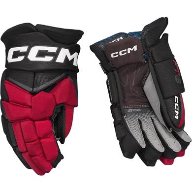 CCM Eishockey Handschuhe Jetspeed FT8 Jr Black/Red/White