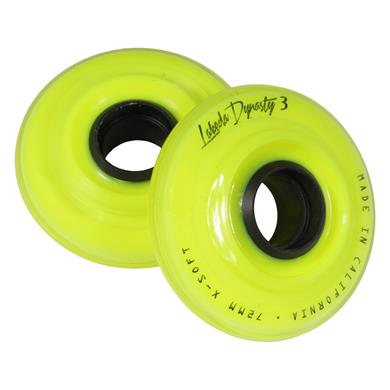 LABEDA Inline Wheels Dynasty III 4-Pack Yellow/Black