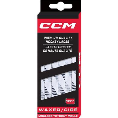 CCM Skate Laces Vaxade White