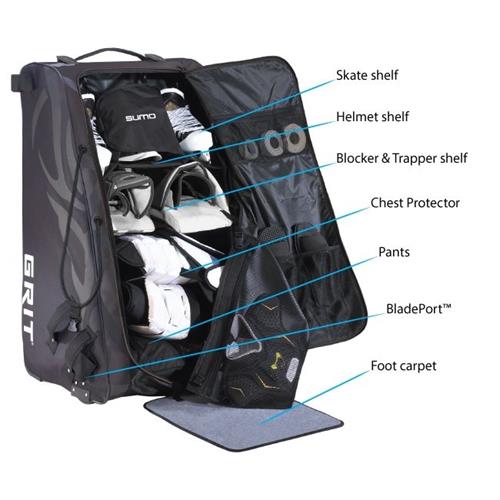 Grit Hockey Hjulbag GT4 Sumo Målvaktsbag 36¨