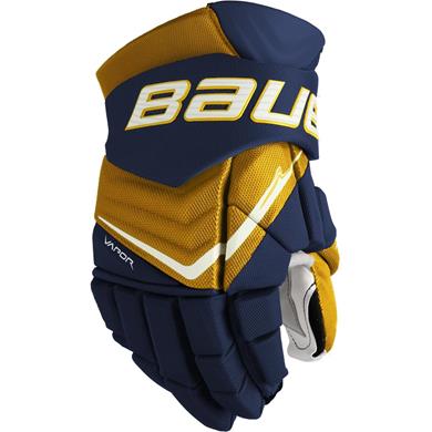 Bauer Hockeyhandskar Vapor Flylite Jr Navy/Gold