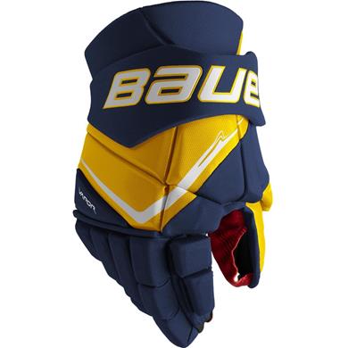 Bauer Hockeyhansker Vapor Fly40 Int Navy/Gold