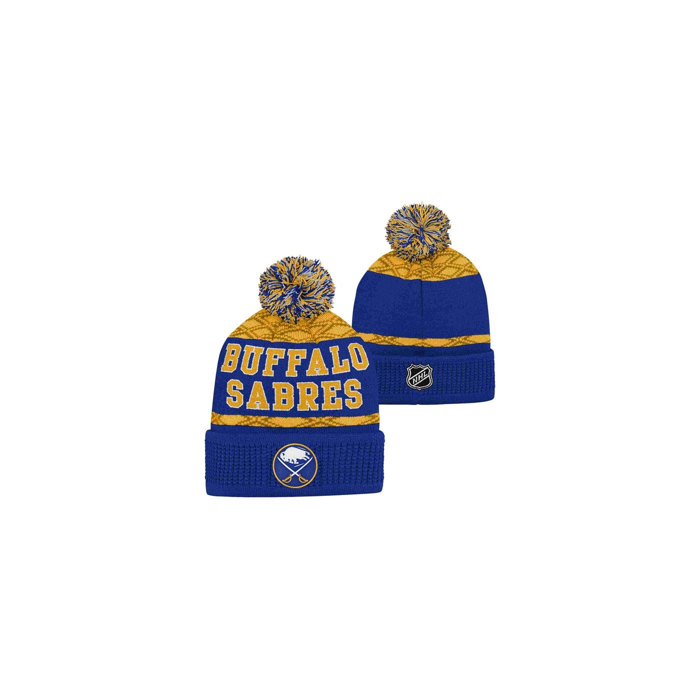 Outerstuff Lue Puck Pattern Cuffed Pom JR.