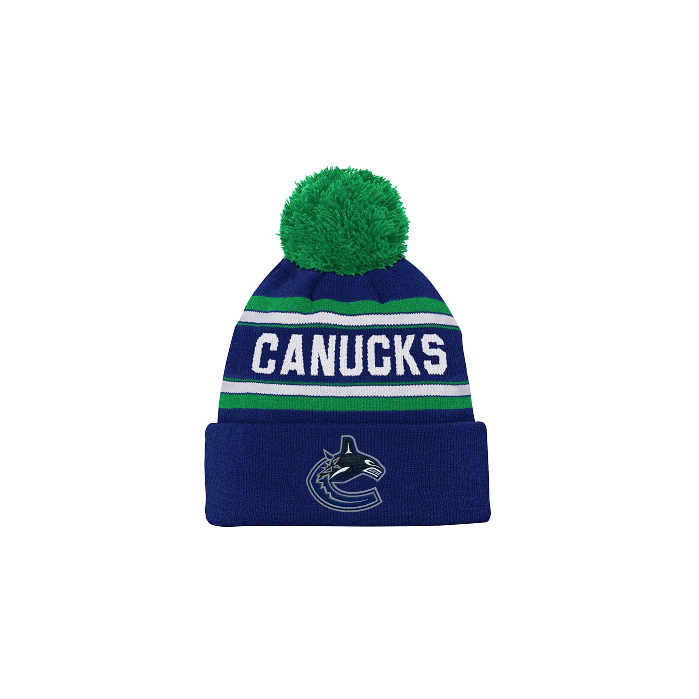 Outerstuff Hat Jacquard Cuff Pom Jr