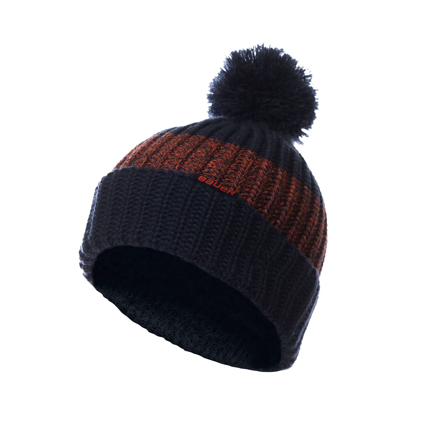 Bauer/New Era Mössa Rib Stripe Pom Knit Yth
