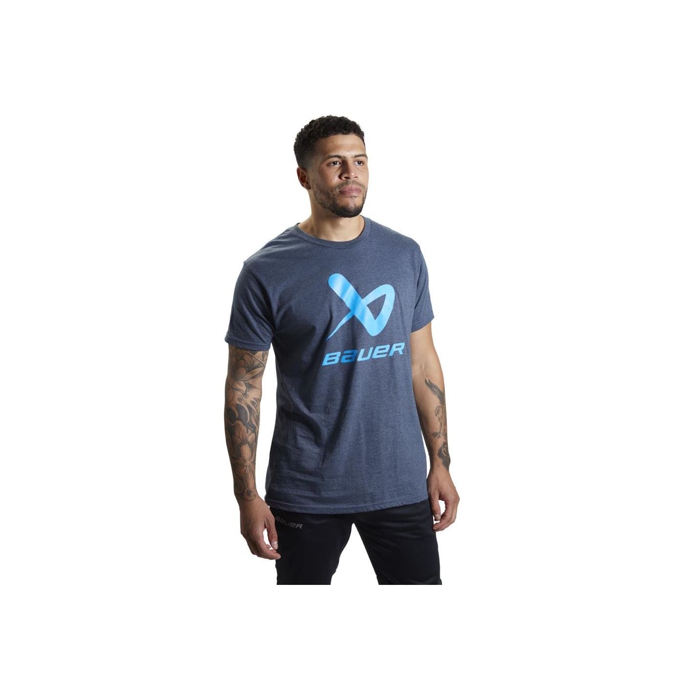 Bauer T-Shirt Core Lockup Crew SR Navy