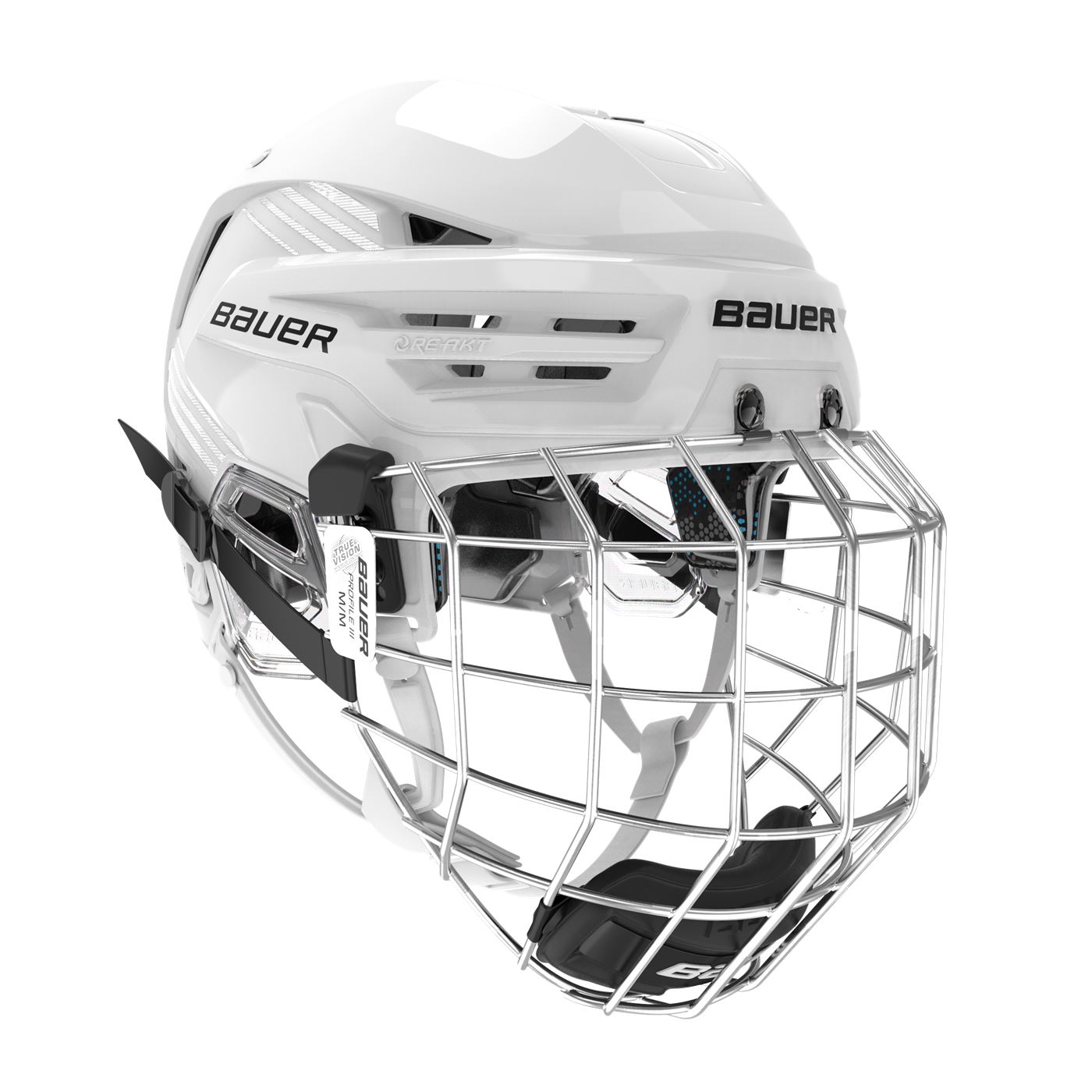 Bauer Hockeyhjälm Re-Akt 85 Combo White