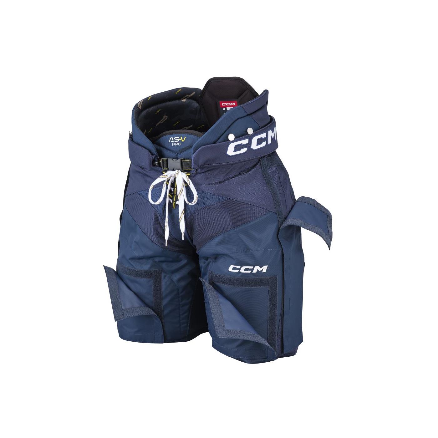 CCM Eishockey Hose Tacks AS-V Pro Velcro Sr Navy - Hockey Store