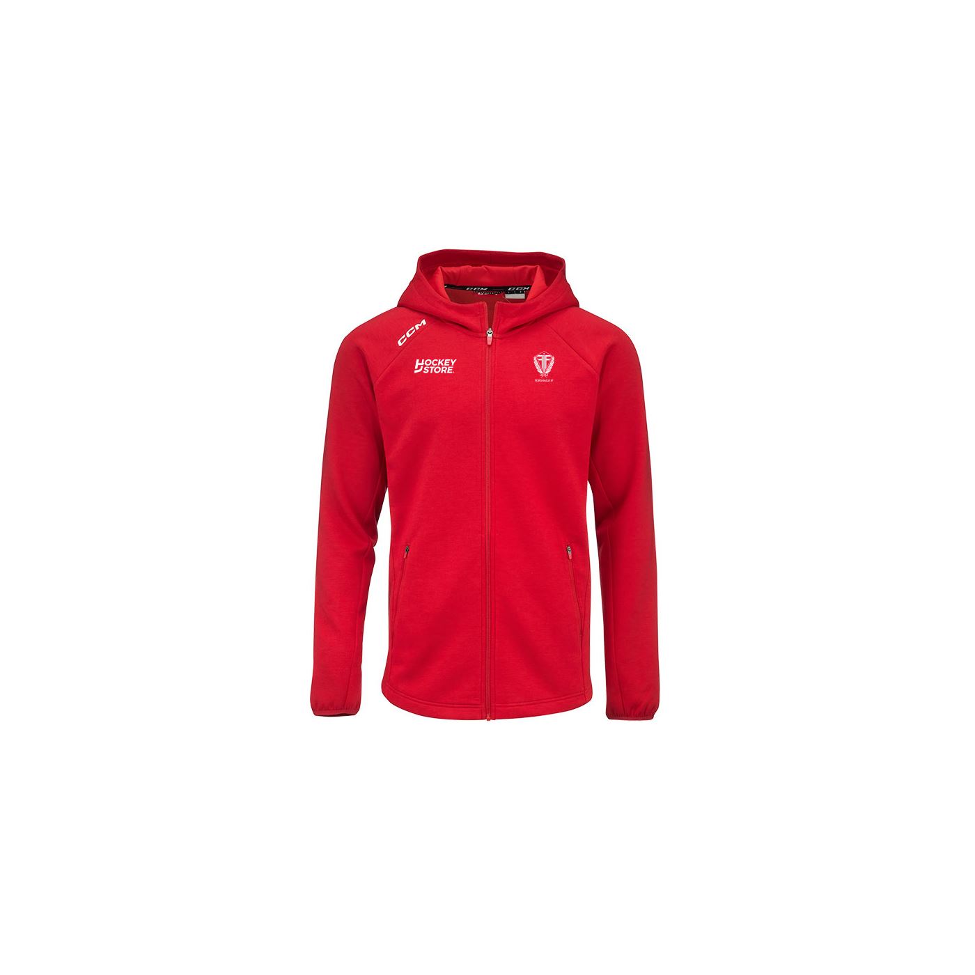 CCM Hoodie  Locker Room Full Zip UIF Jr