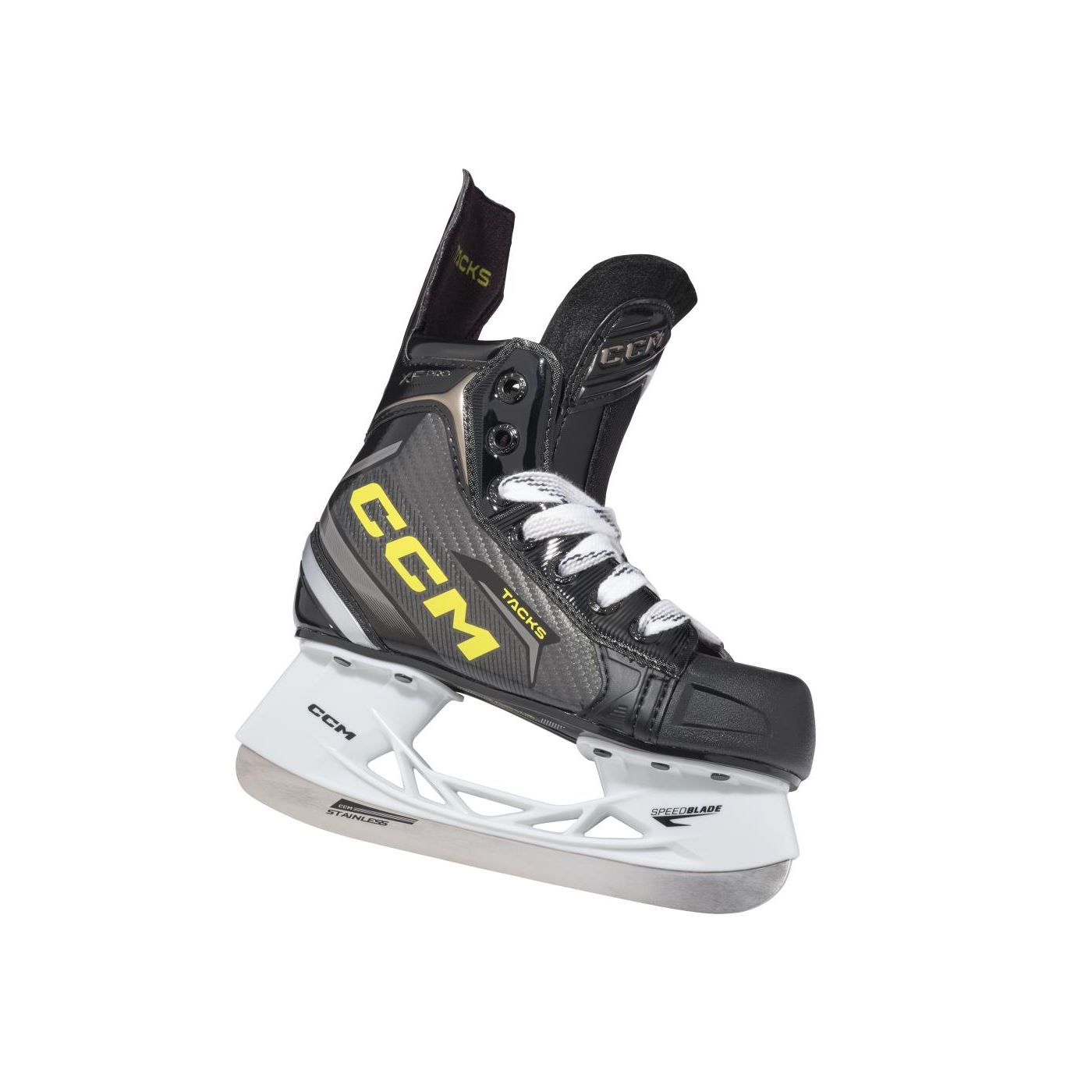 CCM Tacks XF Pro Youth - Codera Para Hockey Sobre Hielo Juvenil Con Protección D3O