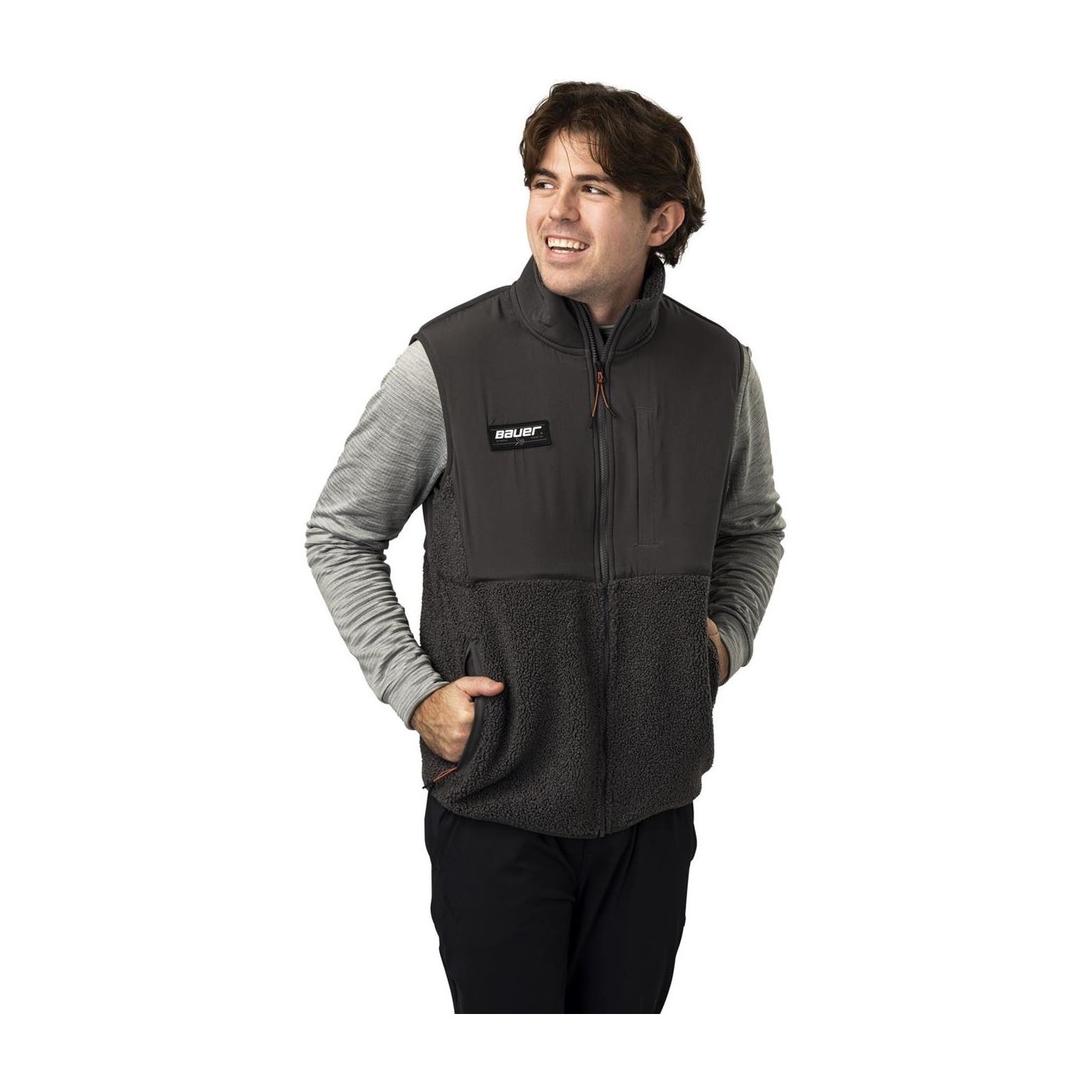 Bauer Jakke Sherpa Vest Sr