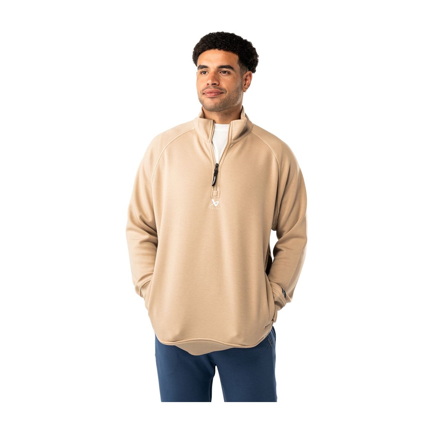 Bauer Trøje FLC 1/4 Zip Sr Desert