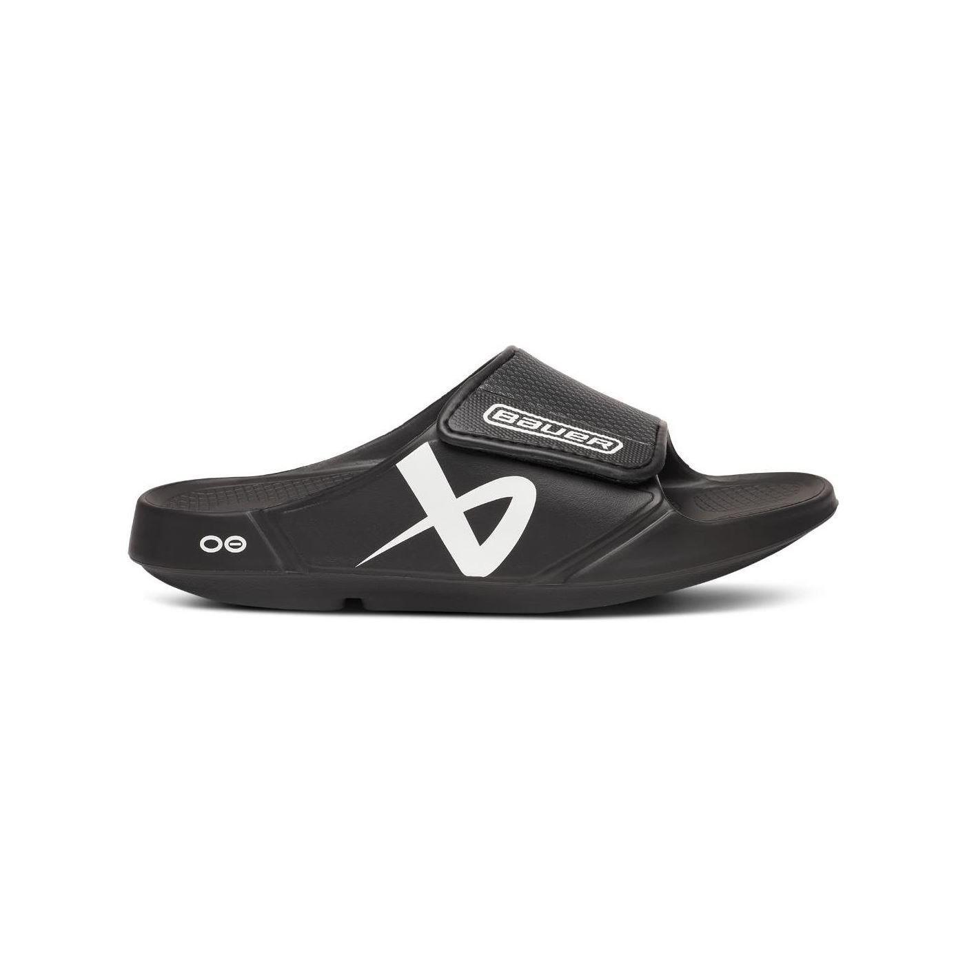 Bauer Badesandaler OOFOS Slide Sport Flex Black