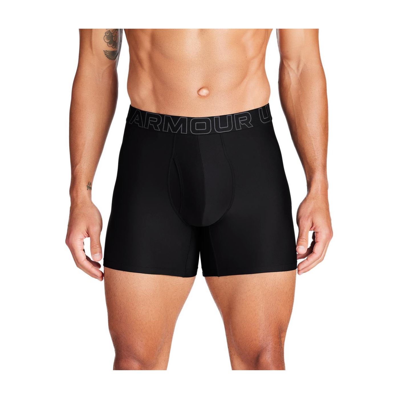 Under Armour Kalsonger Performance Tech Solid 6" Black