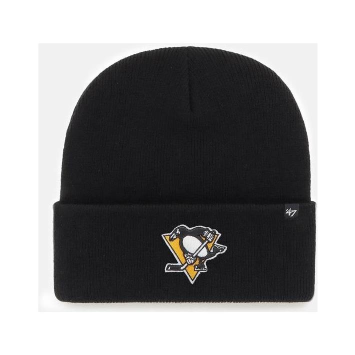 47 Brand Hat NHL Haymaker Cuff Knit Pittsburgh Penguins