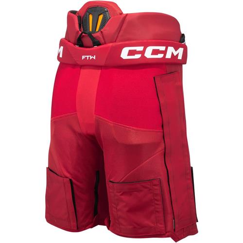 CCM Eishockey Hose Jetspeed FTW Velcro Sr Rot