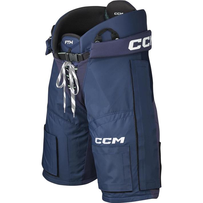 CCM Eishockey Hose Jetspeed FTW Velcro Sr Navy