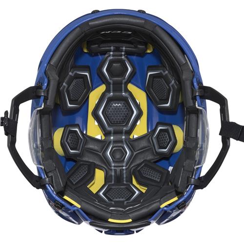 CCM Hockey Helmet HT Tacks 310 Combo Royal