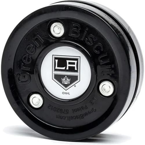 Green Biscuit Puck NHL Edition- Los Angeles Svart