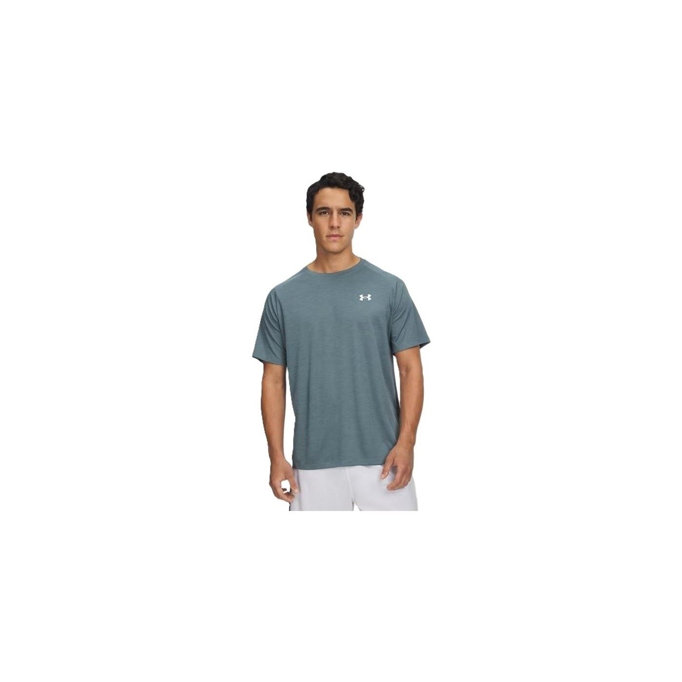 Under Armour T-shirt Tech Textured Jasper Blue