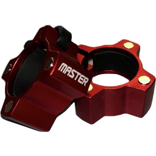 Master Fitness Snabblås Alu/Magnet Snabblås 50mm Red 2st
