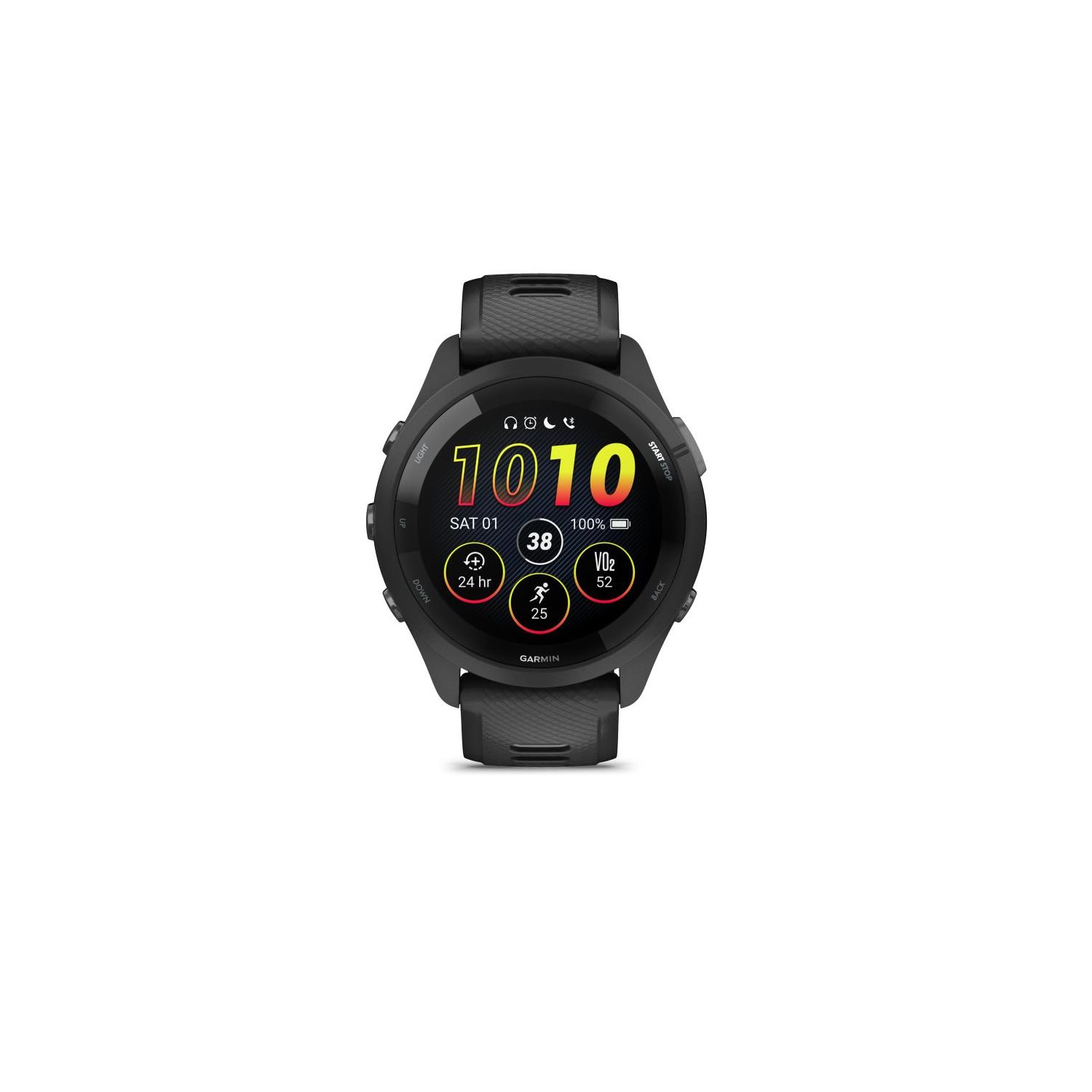 Garmin Forerunner 265 Music – Montre Running Avec Cardio – Noire – Boîte Blanche