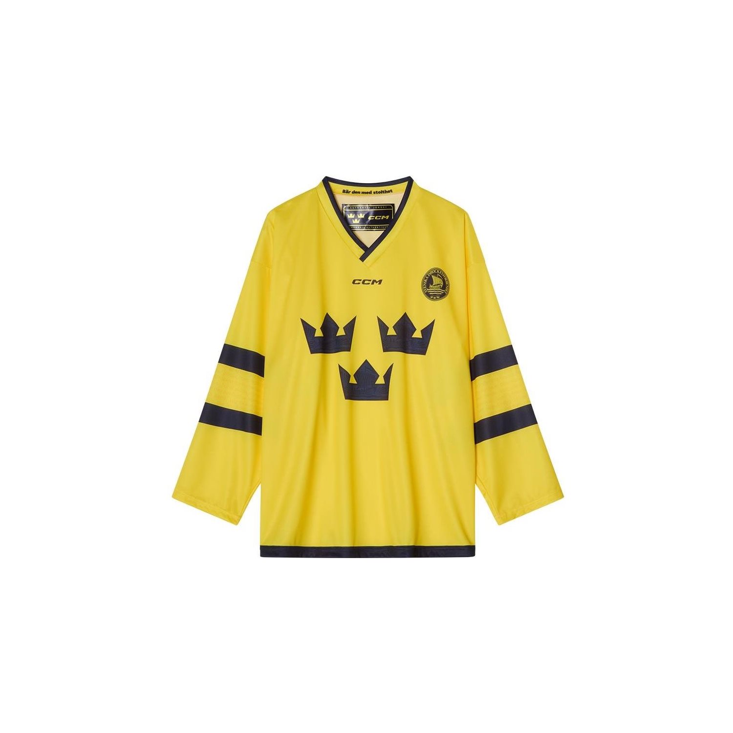 CCM Replica Game Jersey Team Sweden Sr Yellow