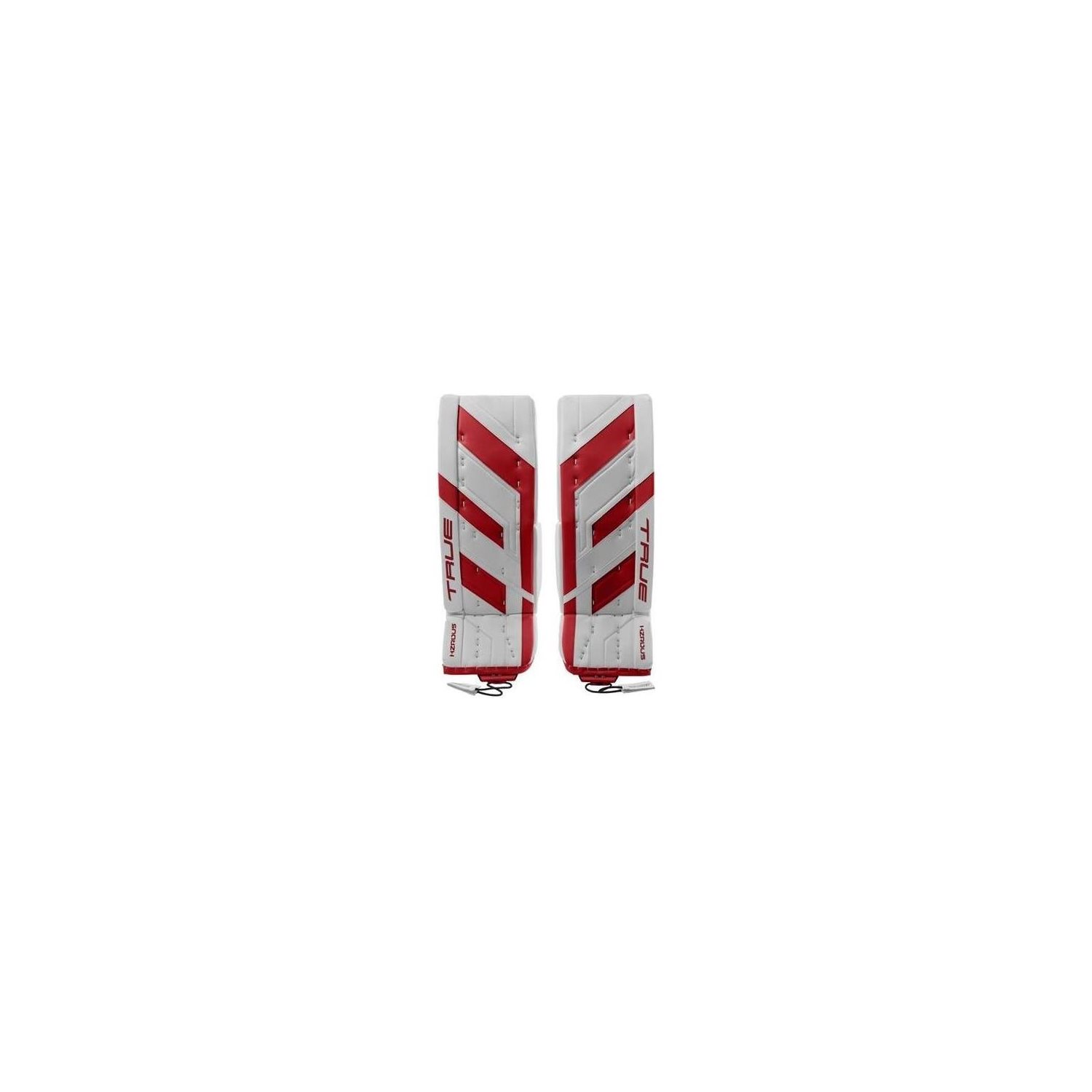 TRUE Målmandsbenskinner HZRDUS 7X4 Int White/Red - Hockeystore.dk