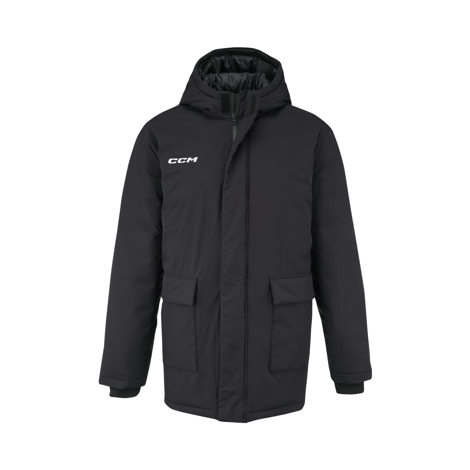 CCM Jacket Team Winter Jr Black - Hockey Store