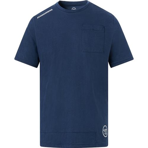 Warrior T-Shirt Team Cotton Feel Tee Jr Navy