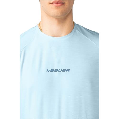 Bauer T-shirt Premium SS Tech Sr Blue
