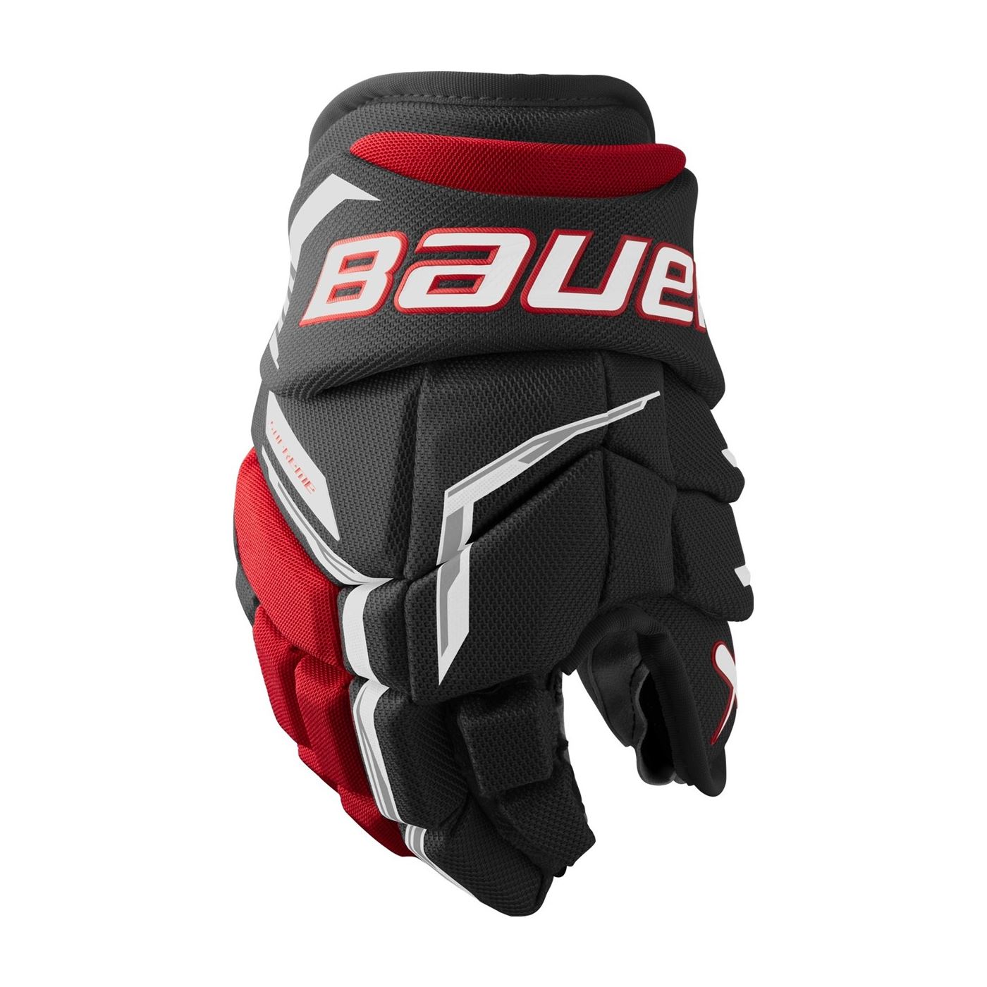 Bauer Hockeyhandskar Supreme Fuse Int Black/Red