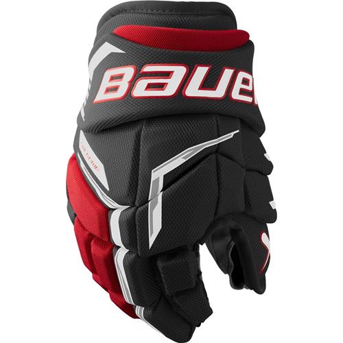 Bauer Hockeyhandskar Supreme Fuse Int Black/Red