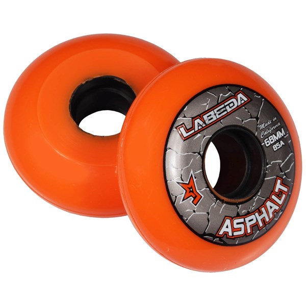 Labeda Asphalt Outdoor Inline Roller Hockey Wheels 72mm/85A 4-pack 